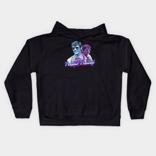 pedro pascal - retrowave fan art Kids Hoodie